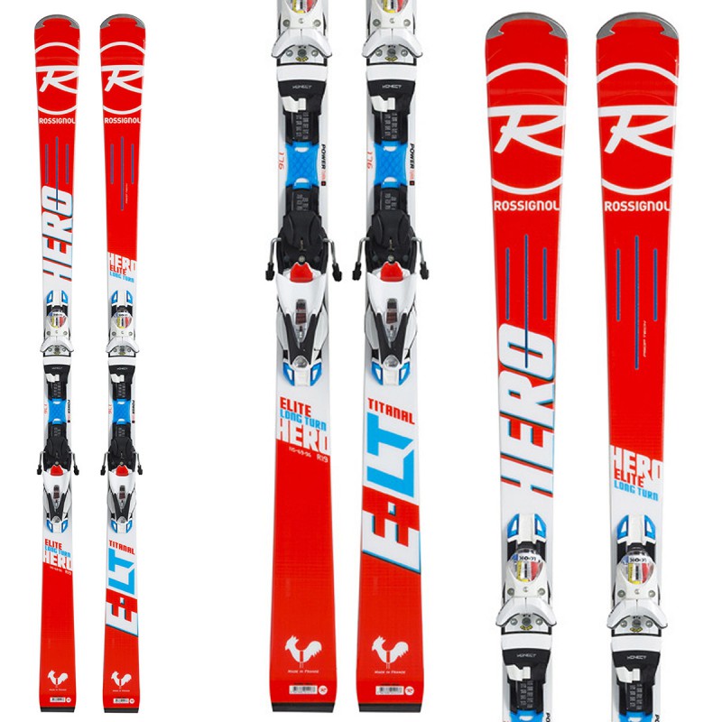 Sci Rossignol Hero Elite Lt Ti + attacchi Nx 12 Konect Dual Wtr B80 (Colore: rosso-blu, Taglia: 167)