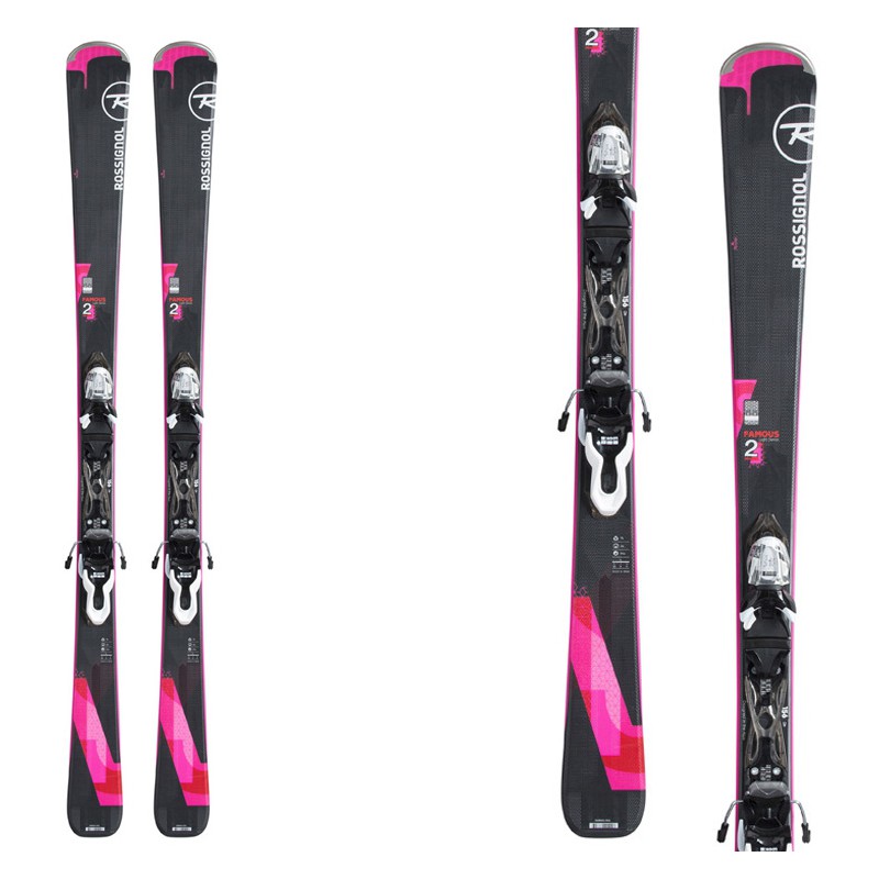 Sci Rossignol Famous 2 + + attacchi Xpress W 10
