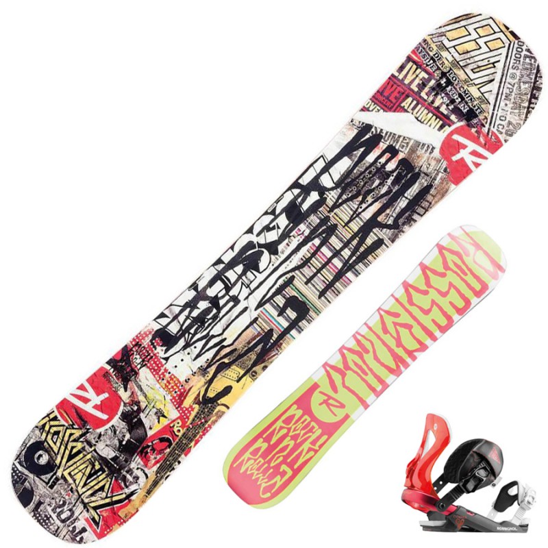 Snowboard Rocknrolla Amptek + attacchi Cobra V2 m/l