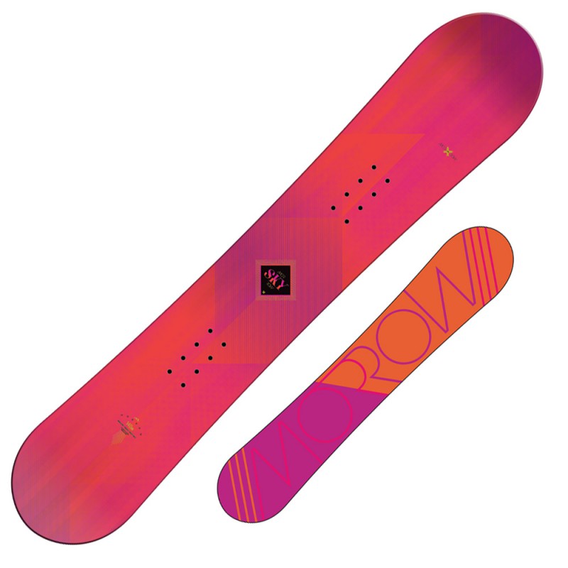 Snowboard Morrow Sky + attacchi Charm