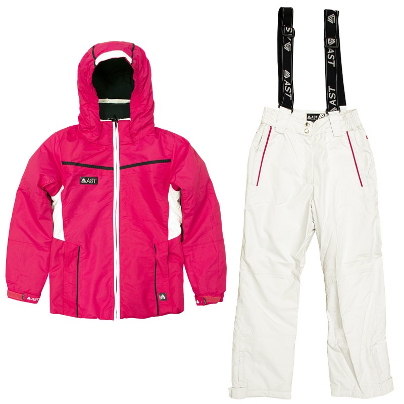Completo sci Astrolabio J19L Bambina fucsia