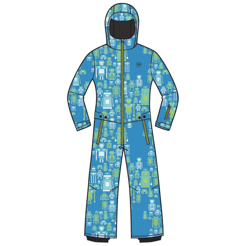 Tuta intera sci Rossignol Mini Baby azzurro