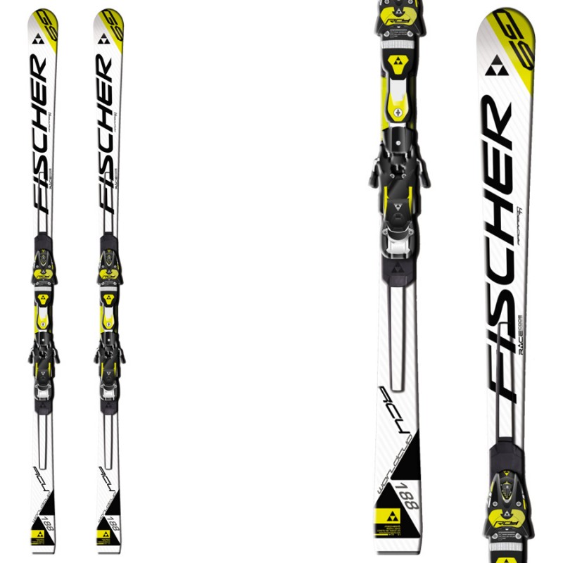 sci Fischer Rc4 WC Gs Junior + attacchi Rc4 Z13