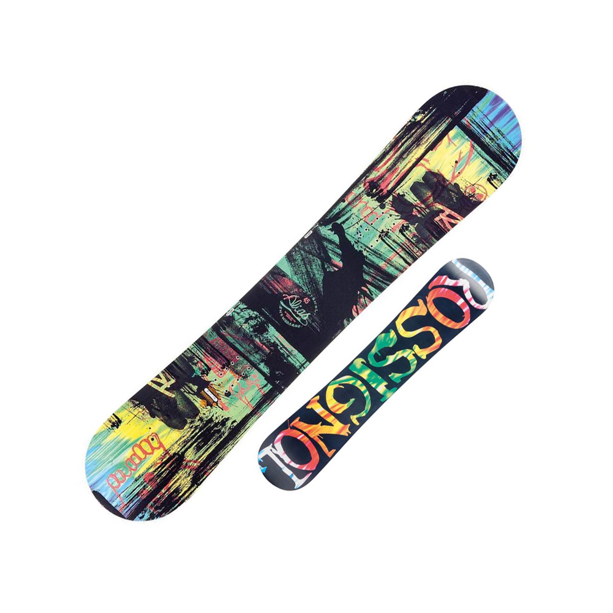 Snowboard Rossignol Alias Amptek (Colore: nero-verde, Taglia: 145)