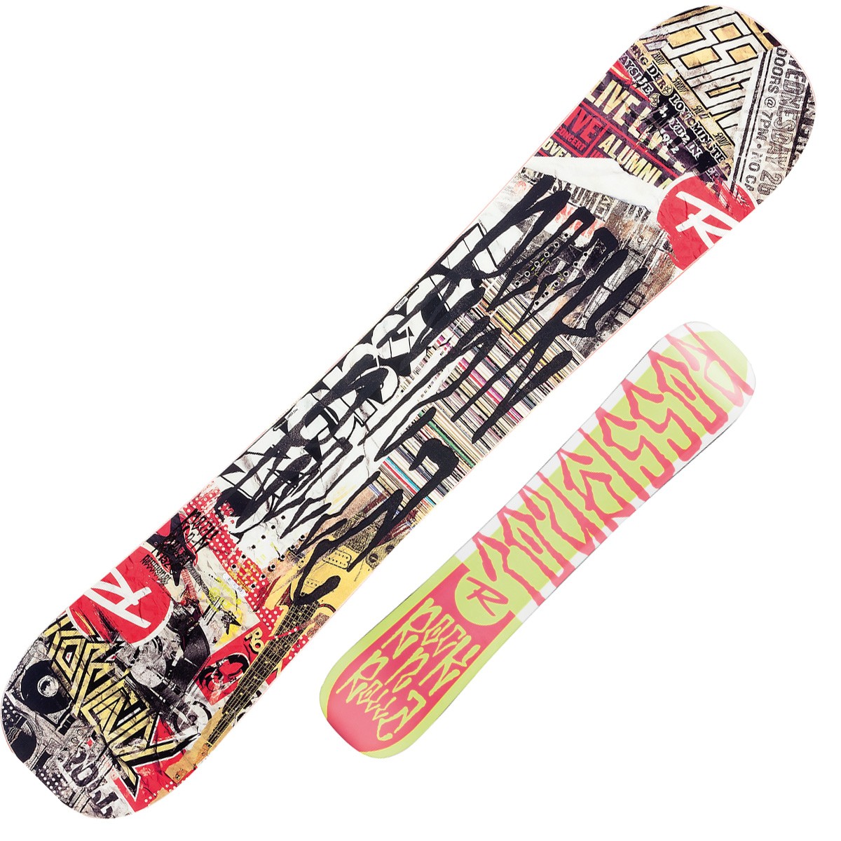 Snowboard Rossignol Rocknrolla Amptek (Colore: nero-giallo, Taglia: 148)