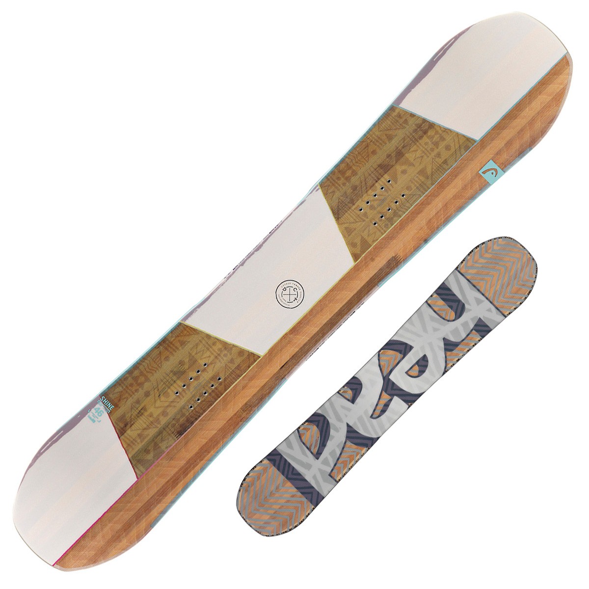 Snowboard Head Shine (Colore: bianco-beige, Taglia: 146)