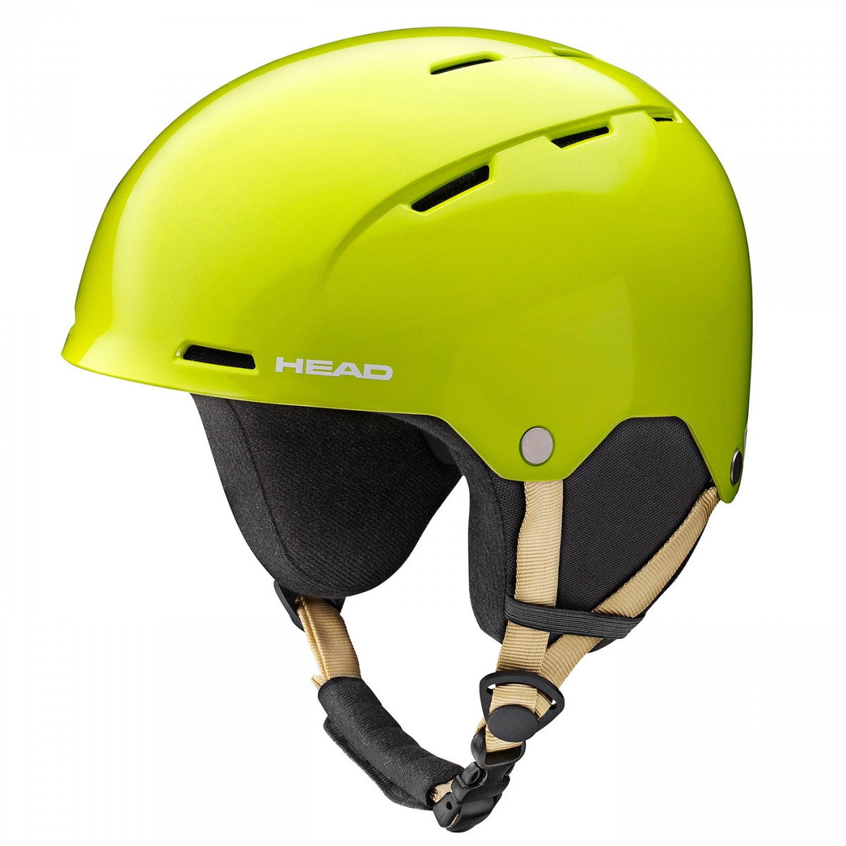 Casco sci Head Tracer giallo (Colore: verde mela, Taglia: 56/58)