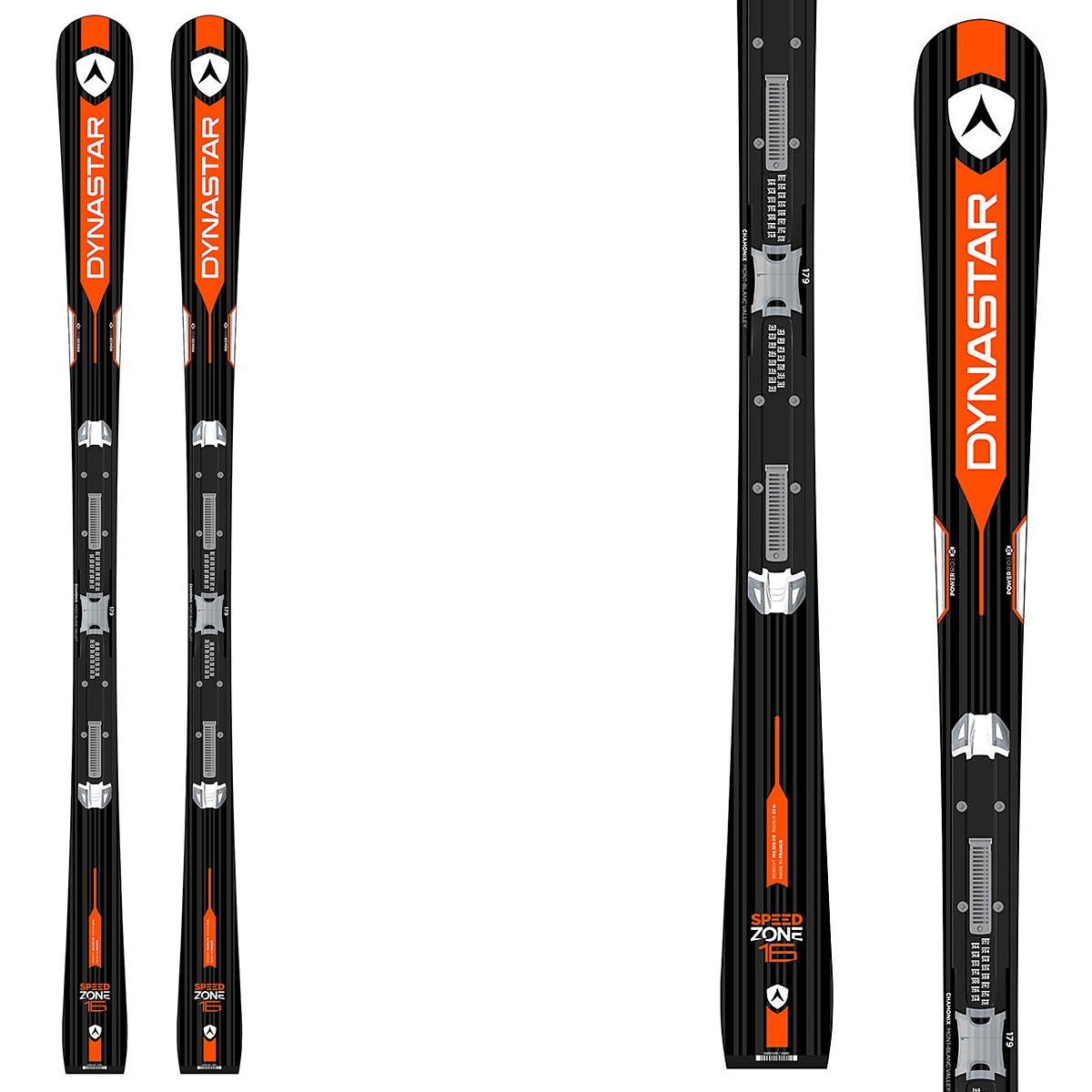 Sci Dynastar Speed Zone Ti 16 ( Konect ) + attacchi Nx 12 Konect dual (Colore: nero-arancio, Taglia: 163)