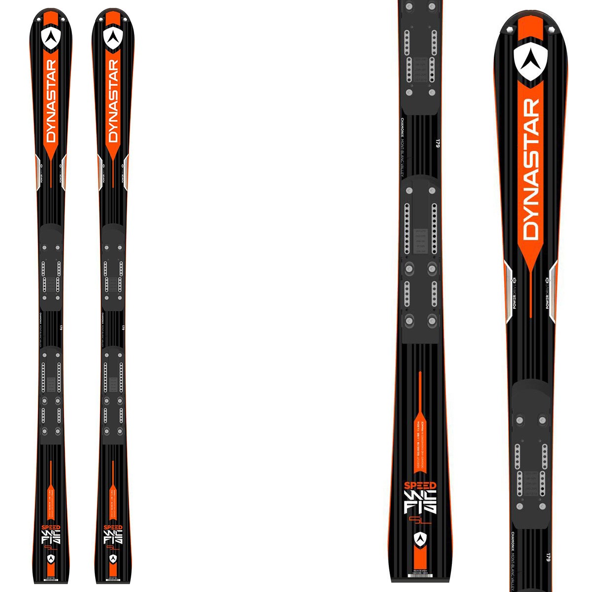 Sci Dynastar Speed WC Fis SL (R21 racing) + attacchi Spx12 (Colore: nero-arancione, Taglia: 150)