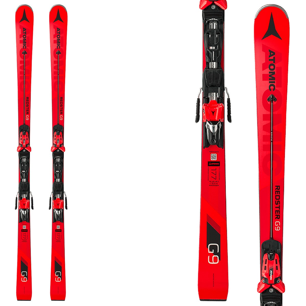 Sci Atomic Redster G9 + attacchi X12 TL (Colore: rosso, Taglia: 171)