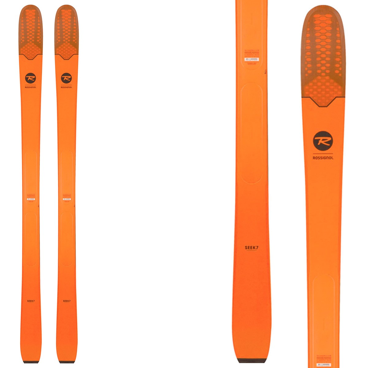 Sci Rossignol Seek 7 Tour (Colore: arancione nero, Taglia: 154)
