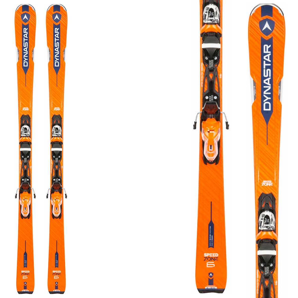 Sci Dynastar Speed Zone 6 + attacchi Xpress 10 B83 (Colore: arancio-blu petrolio, Taglia: 158)