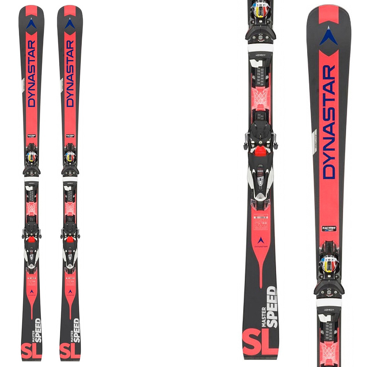 Sci Dynastar Speed Master SL (Konect) + attacchi Spx 12 Konect Dual B80 (Colore: nero-rosso, Taglia: 163)