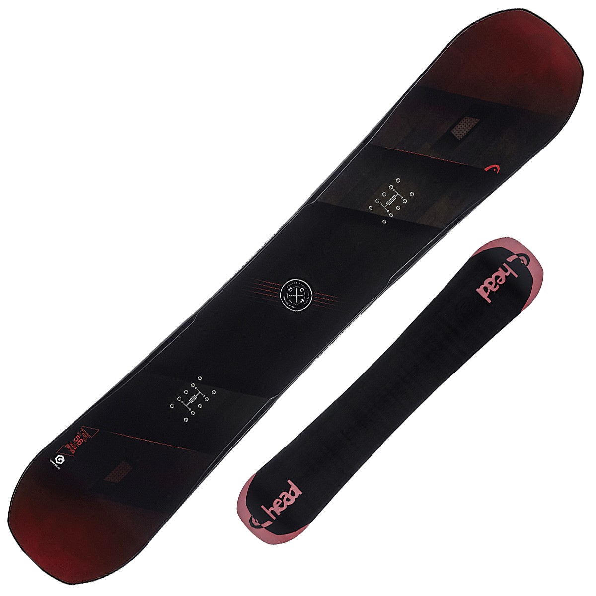 Snowboard Head Instinct i.Kers (Colore: nero-rosso, Taglia: 156)