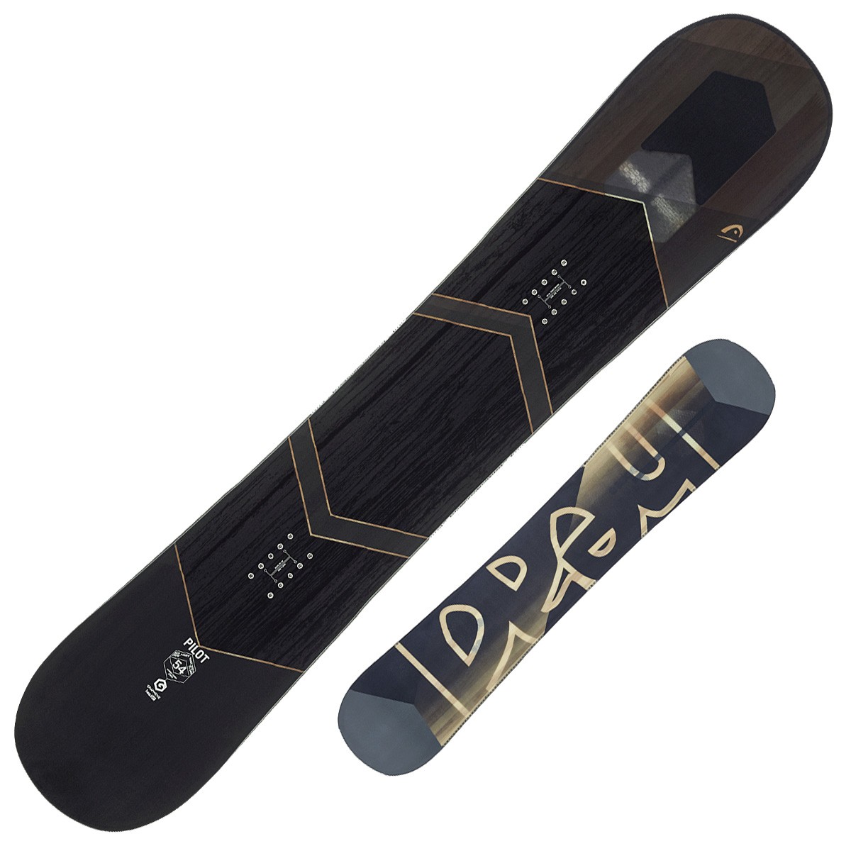 Snowboard Head Pilot (Colore: marrone-nero, Taglia: 148)