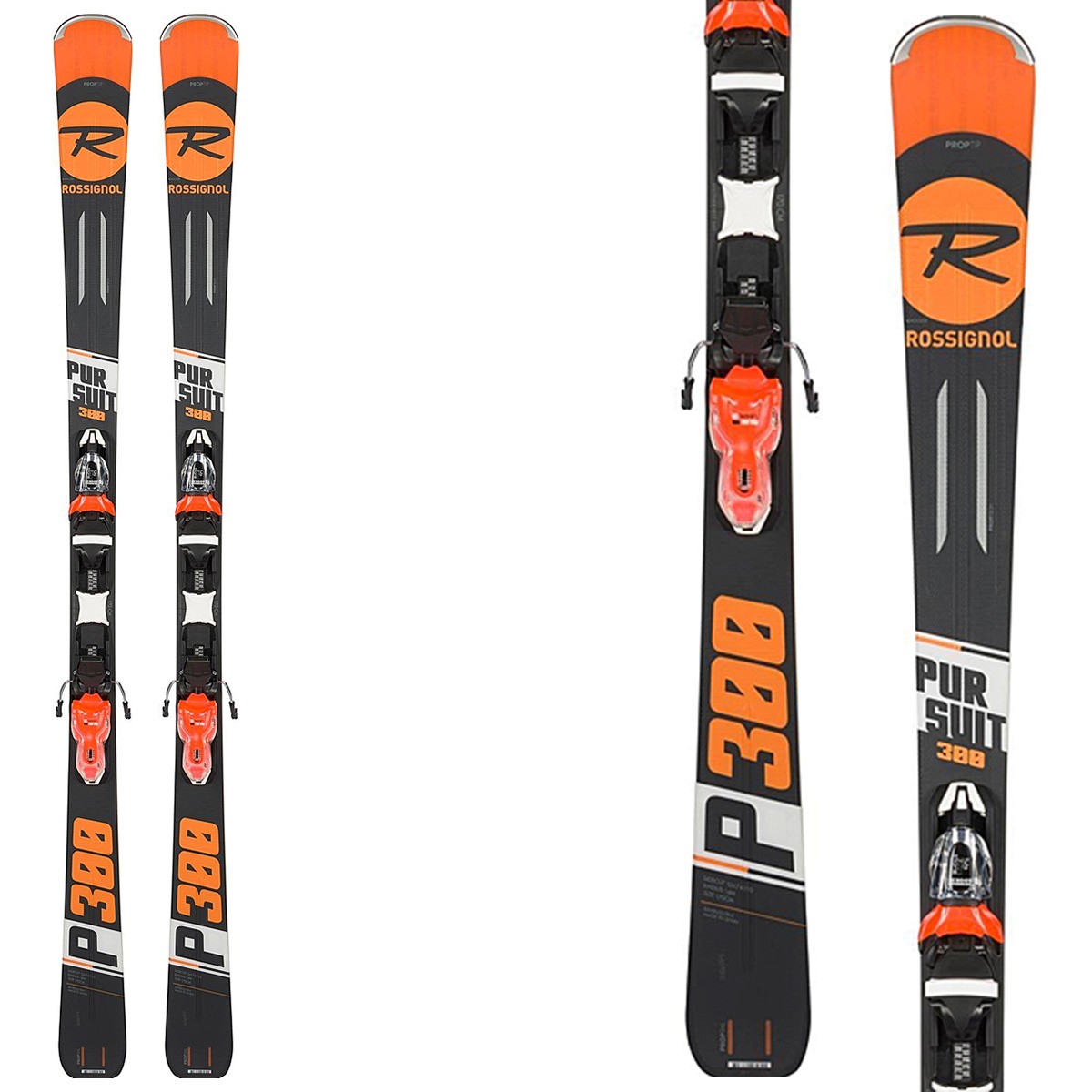 Sci Rossignol Pursuit 300 ( xpress2 ) + attacchi Xpress 11 B83 (Colore: arancione-nero, Taglia: 149)
