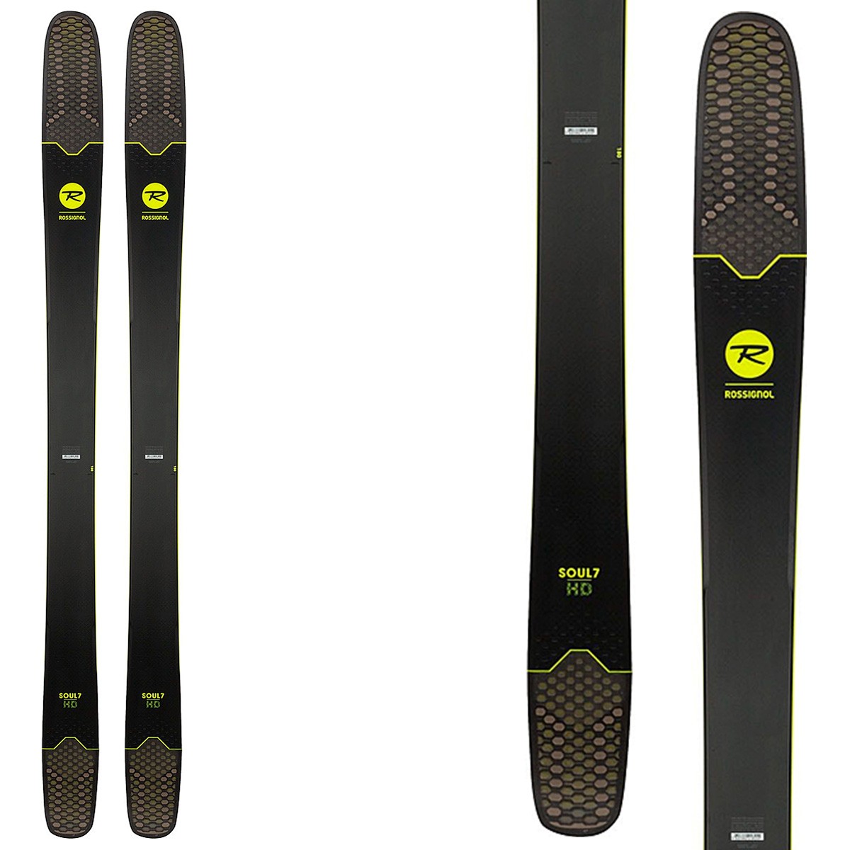 Sci Rossignol Soul 7 HD (Colore: nero-giallo, Taglia: 172)