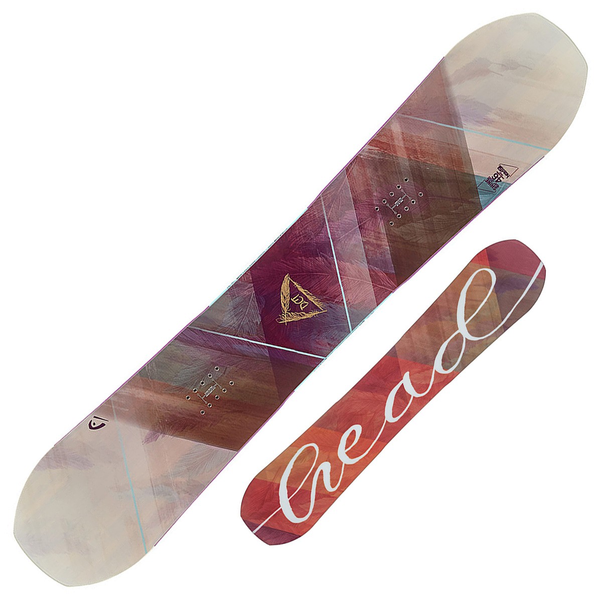 Snowboard Head Shine (Colore: viola fantasia, Taglia: 146)