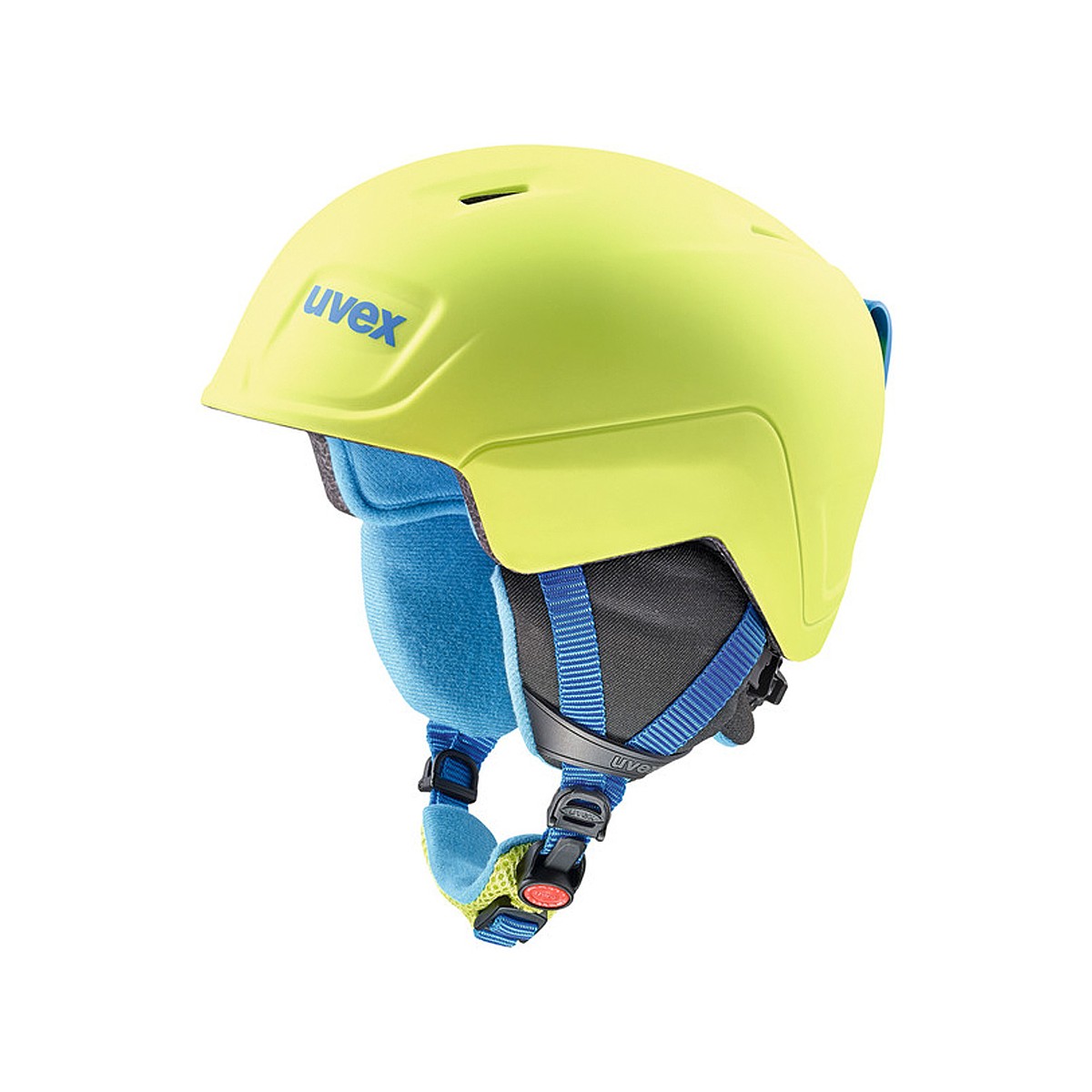 Casco sci Uvex Manic Pro (Colore: blue-lime met mat, Taglia: 54/58)