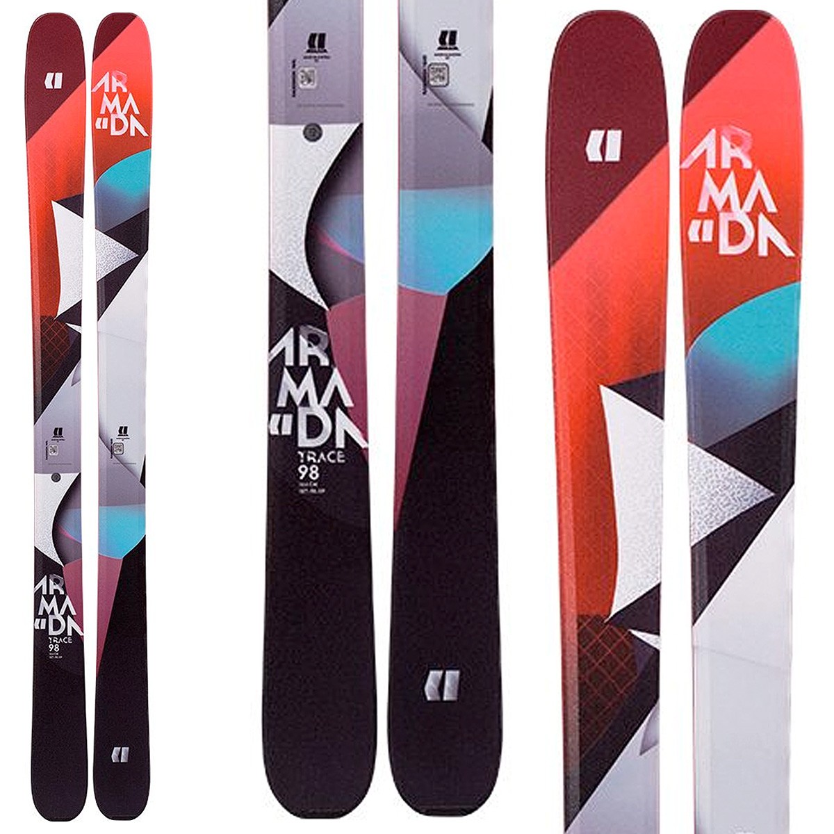 Sci freeride Armada Trace 98 (Colore: arancio-grigio, Taglia: 172)