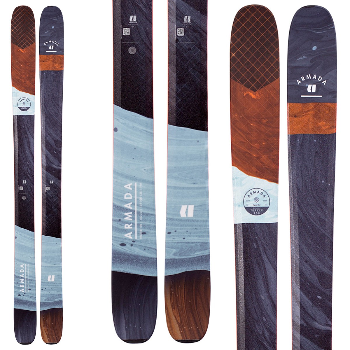 Sci freeride Armada Tracer 108 (Colore: grigio-marrone, Taglia: 188)
