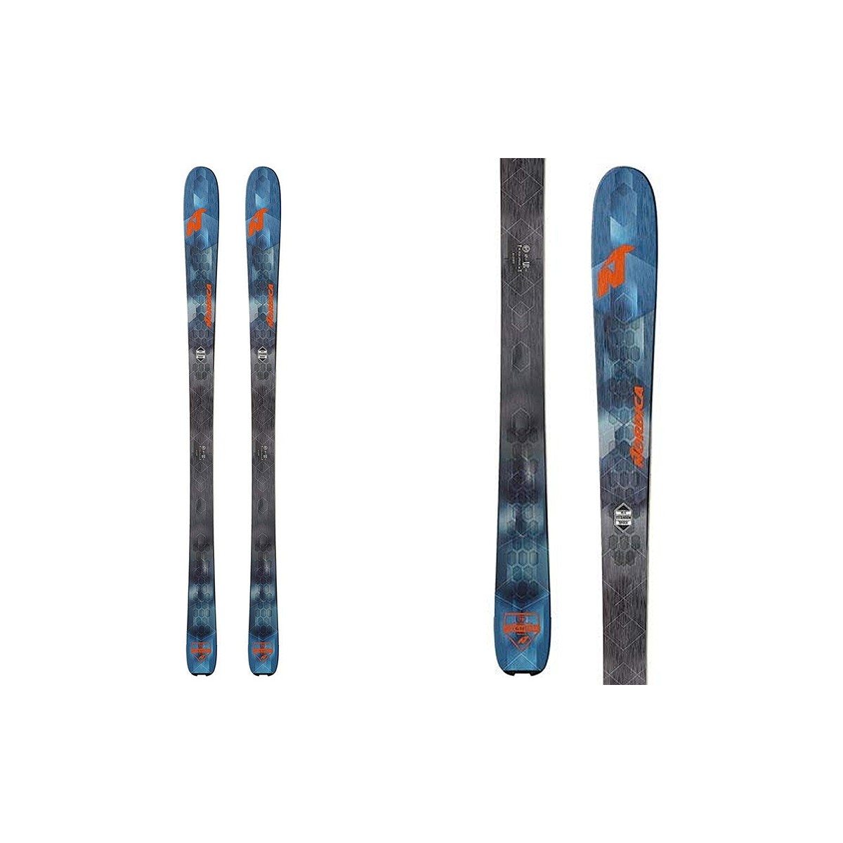 Sci Nordica Navigator 85 + attacchi Prd12 (Colore: blu, Taglia: 179)