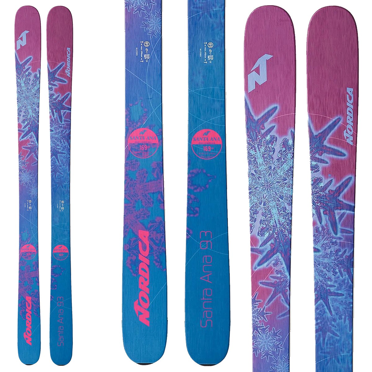 Sci Nordica Santa Ana 93 (Colore: viola-turchese, Taglia: 169)