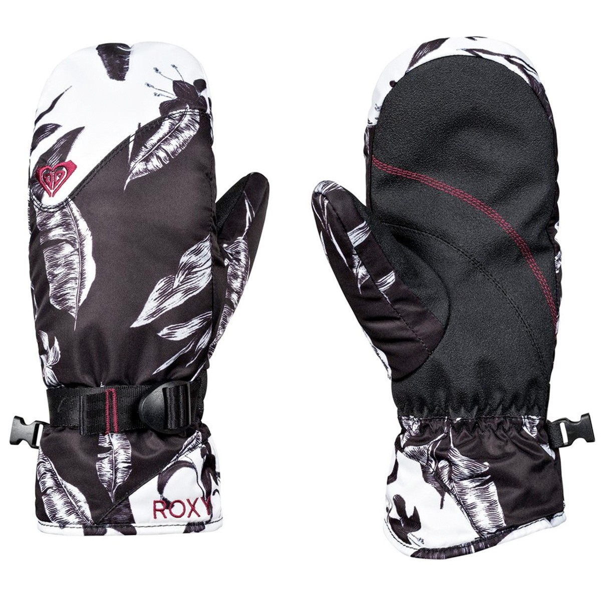 Moffole snowboard Roxy Jetty Donna (Colore: nero fantasia, Taglia: L)