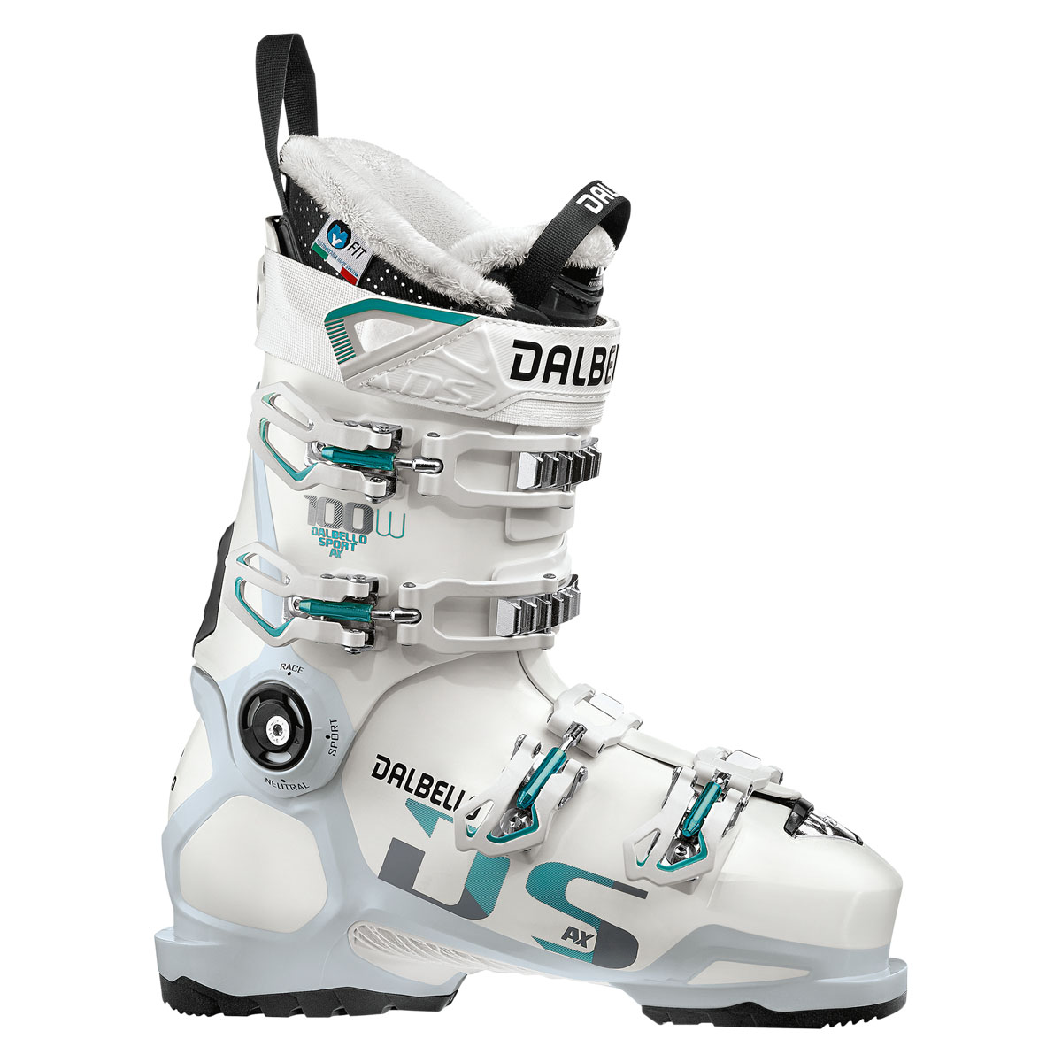 Scarponi sci Dalbello Ds Ax 100 (Colore: bianco, Taglia: 22)