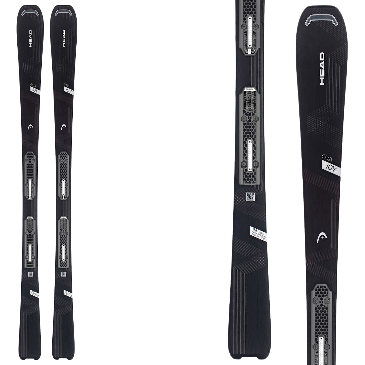 Sci Head Easy Joy SLR 2 + attacchi Joy 9 Gw Slr Brake 85 (Colore: nero-bianco, Taglia: 158)
