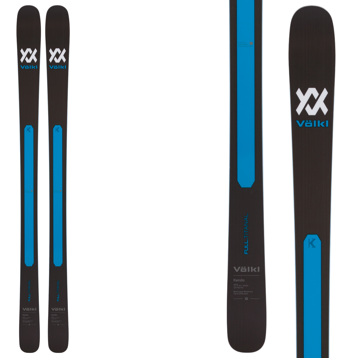 Sci Völkl Kendo (Colore: nero-blu, Taglia: 184)