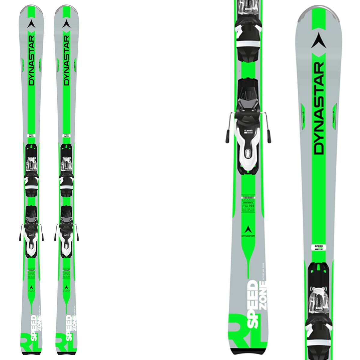 Sci Dynastar Speed Zone RL ( Xpress ) + attacchi Xpress 10 B83 (Colore: grigio-verde, Taglia: 158)