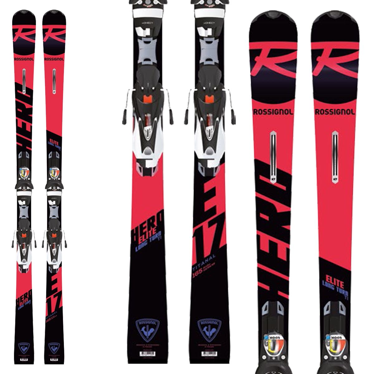 Sci Rossignol Hero Elite Lt Ti ( Konect ) + attacchi Spx 12 Konect (Colore: rosso-nero, Taglia: 177)