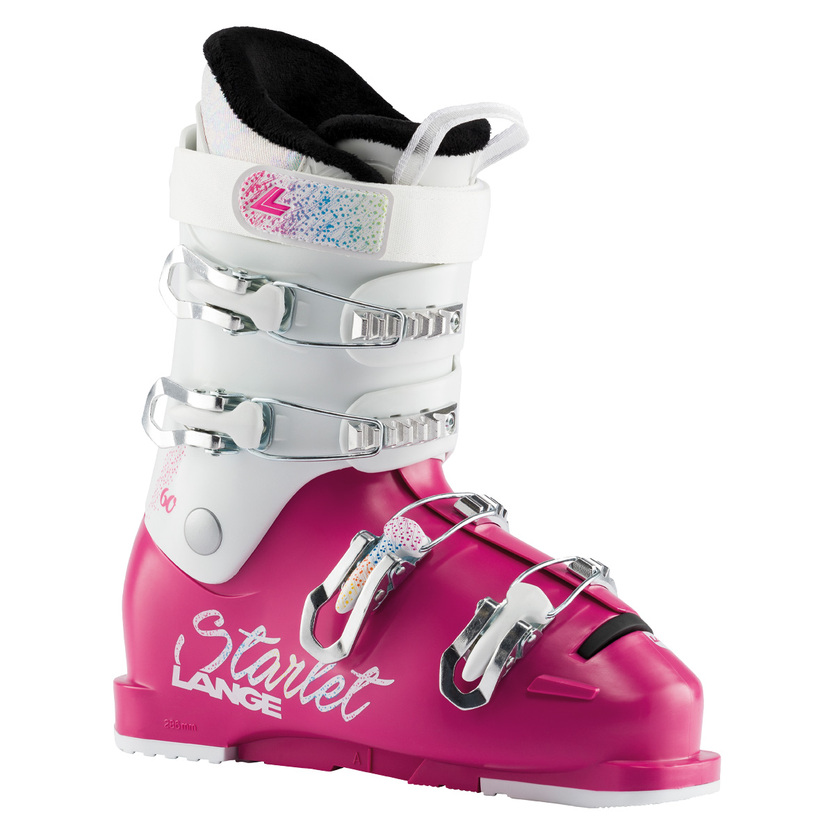 Scarponi Sci Lange Starlett 60 (Colore: magenta, Taglia: 20)