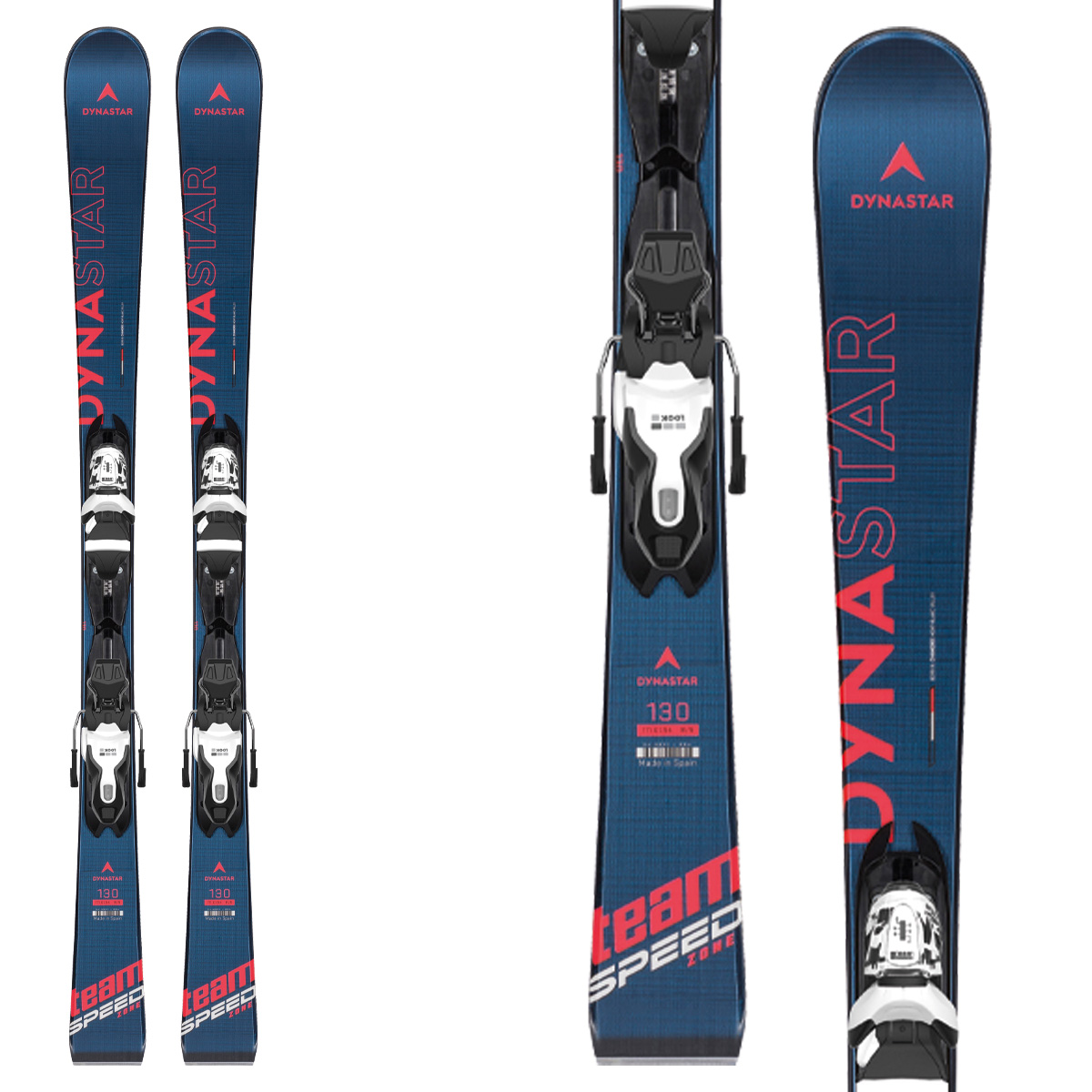 Sci Dynastar Team Speedzone XP + attacchi Xpress Jr7 B83 (Colore: blu rosso, Taglia: 150)