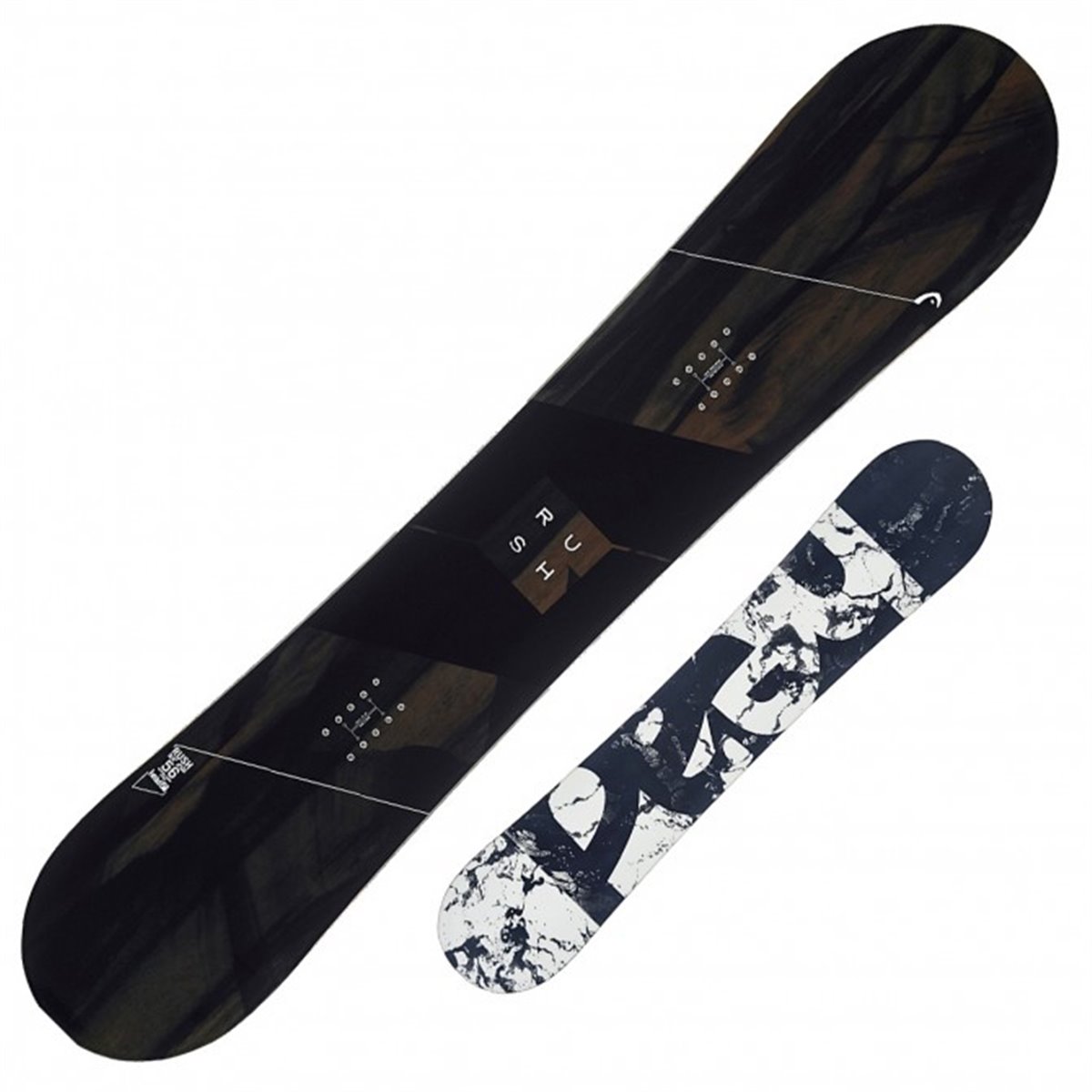 Snowboard Head Rush Wide (Colore: marrone-nero, Taglia: 156)