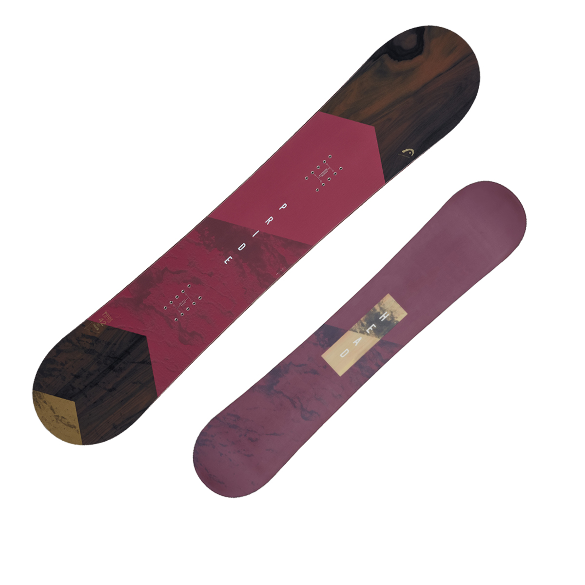 Snowboard Head Pride (Colore: viola-marrone, Taglia: 142)