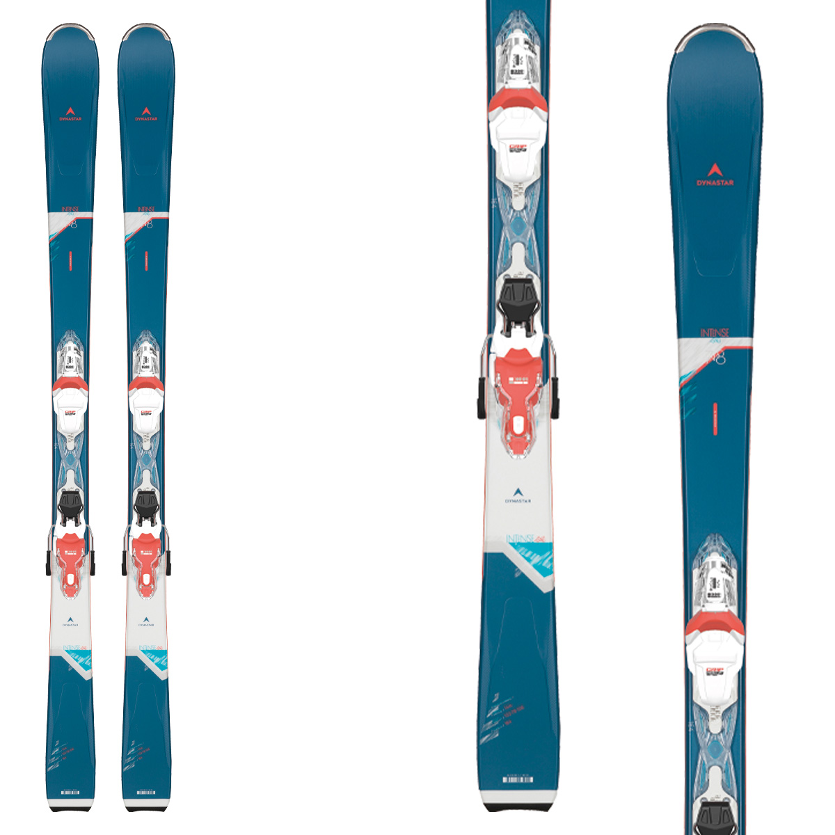 Sci Dynastar Intense 4x4 78 ( xpress ) + attacchi Xpress W 11 GW B83 (Colore: fantasia, Taglia: 158)