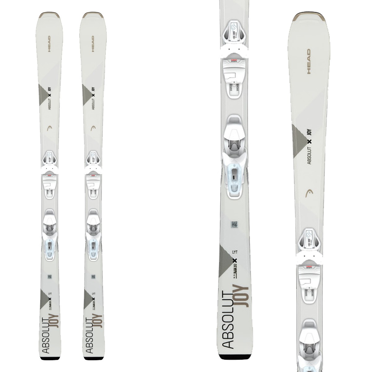 Sci Head Absolut Joy con attacchi Joy 9 GW SLR Brake 85 (Colore: bianco-nero, Taglia: 158)