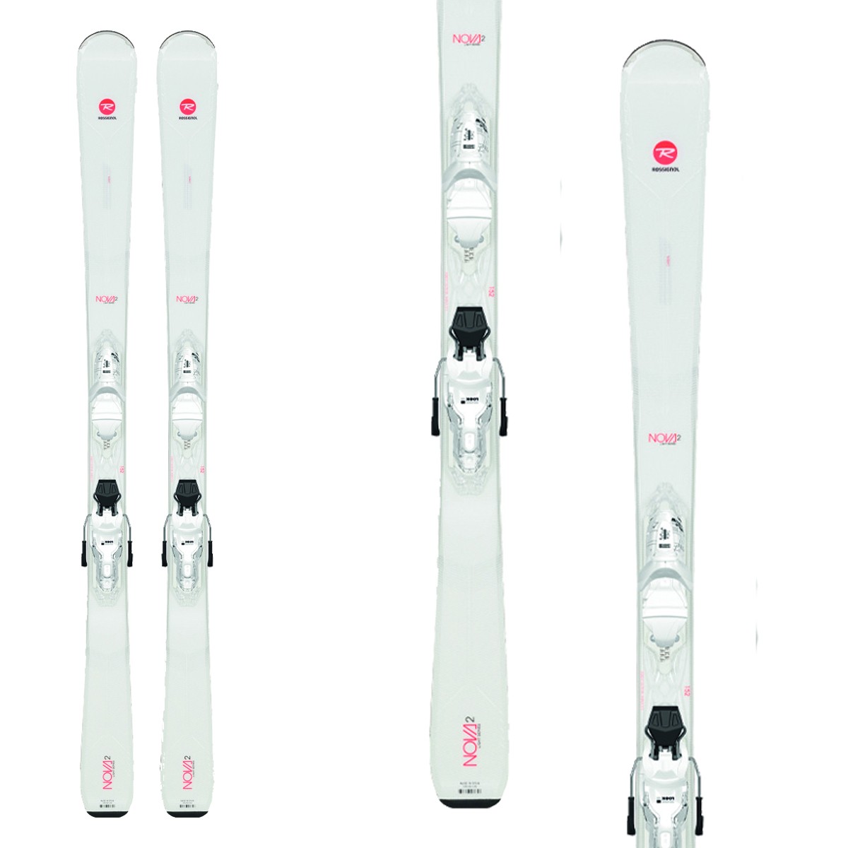 Sci Rossignol Nova 2 ( Xpress ) + attacchi Xpress W 10 B83 (Colore: bianco, Taglia: 144)