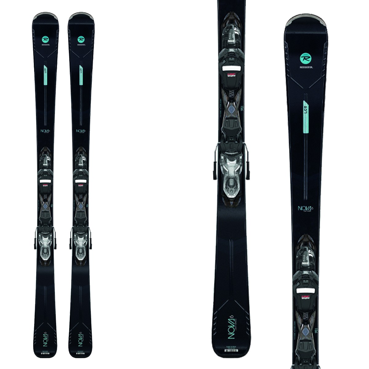 Sci Rossignol Nova 6 ( Xpress ) + attacchi Xpress W 11 B83 (Colore: nero-blu, Taglia: 142)