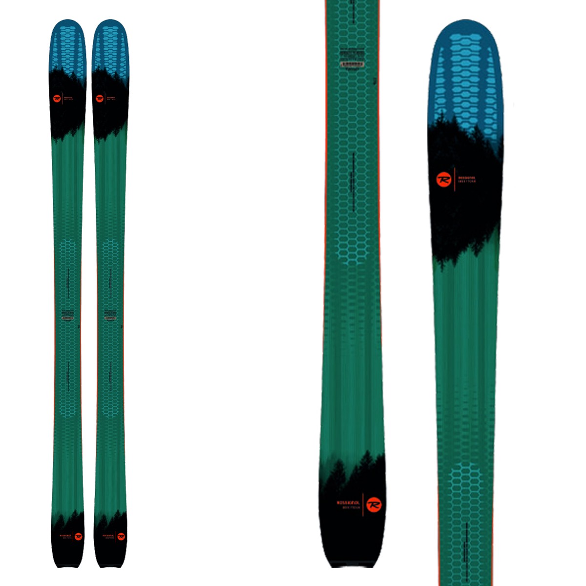 Sci Rossignol Seek 7 Tour (Colore: blu-nero, Taglia: 162)