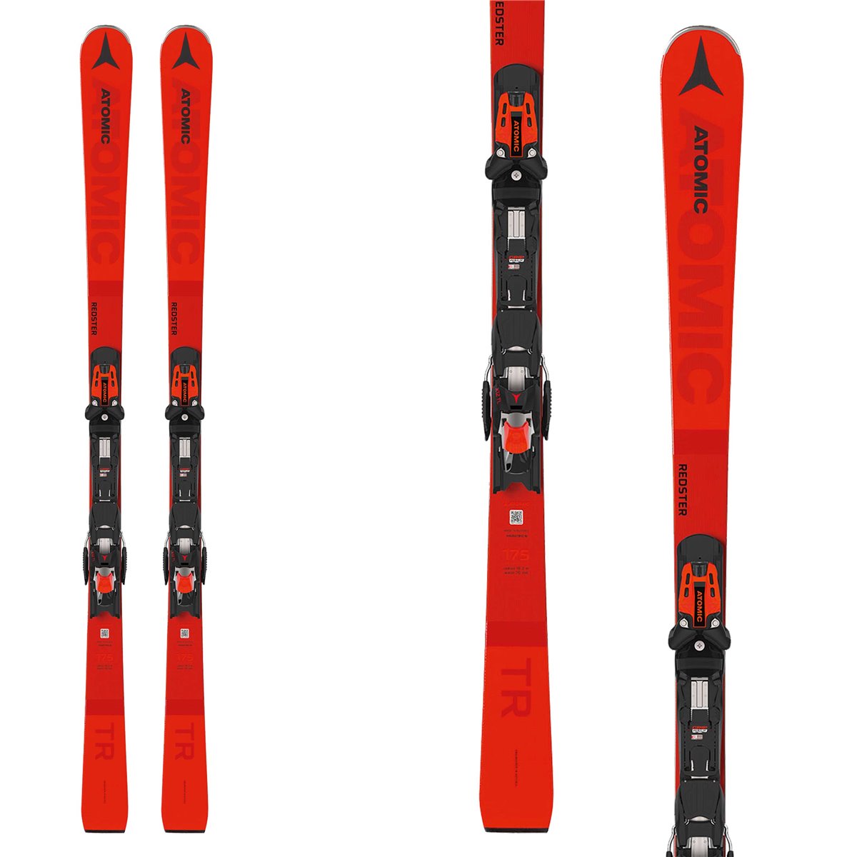 Sci Atomic Redster TR FI con attacchi X 12 TL (Colore: rosso, Taglia: 170)