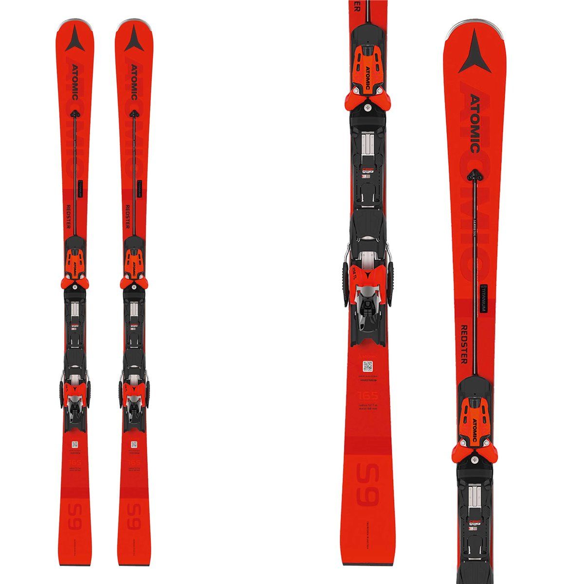 Sci Atomic Redster S9 con attacchi X 14 TL (Colore: rosso, Taglia: 159)