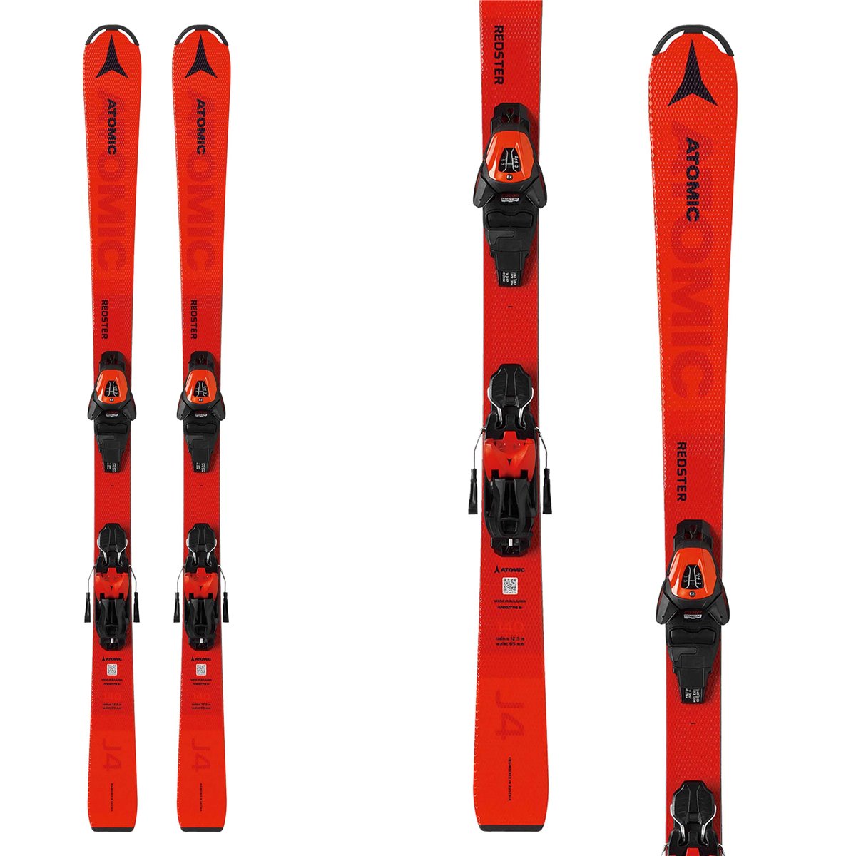 Sci Atomic Redster J4 con attacchi L 6 GW (Colore: rosso, Taglia: 160)
