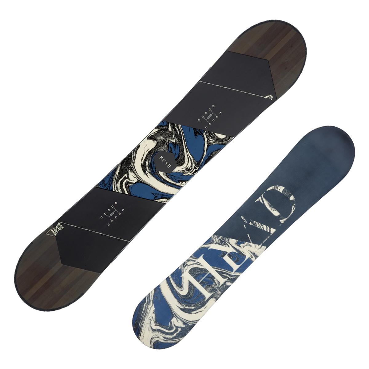 Snowboard Head Rush (Colore: fantasia, Taglia: 155)