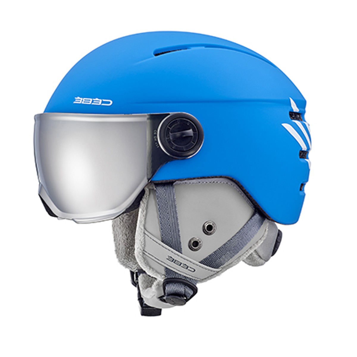 Casco Sci Fireball Junior Cebè (Colore: Matt Blue White - Grey Flash M, Taglia: 4951)