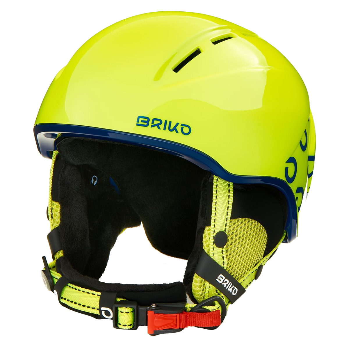 Casco Sci Briko Kodiakino junior (Colore: SHINY YELLOW BLUE, Taglia: XS)