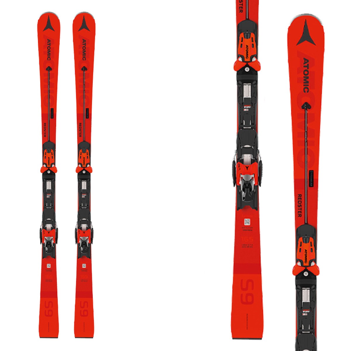 Sci Atomic Redster S9 con attacchi X 14 TL (Colore: rosso, Taglia: 165)