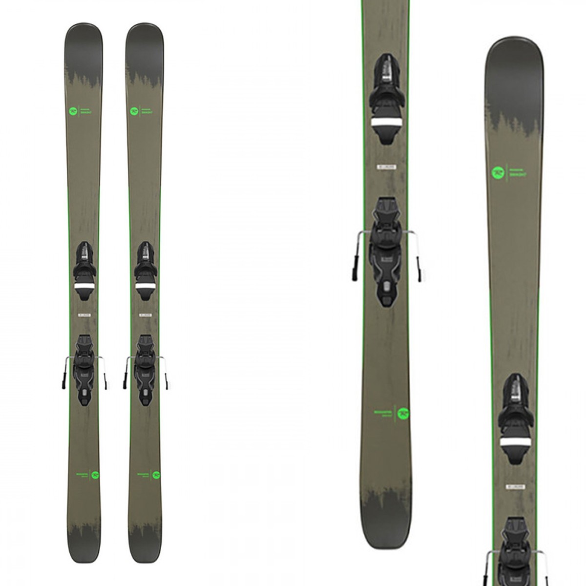 Sci Rossignol Smash 7+ Attacchi Xpress 10 (Colore: nero, Taglia: 150)